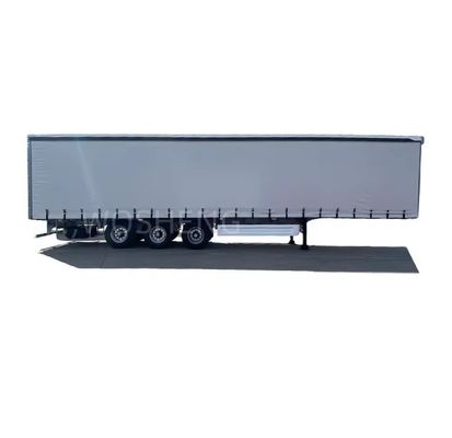 OTTC 3 Άξονες 40ft 45ft λευκή κουρτίνα πλευρική συρόμενο φορτηγό ημιρυμουλκούμενο για τη ρωσική αγορά