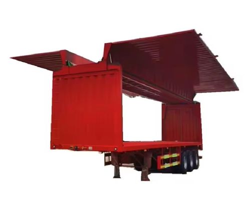 3 άξονες 40ft Semi Trailer Cargo Trailer Wing Van με 9.00-22.5 Rim και 12R22.5 ελαστικά