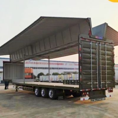 3 άξονες ημιαμοκίνητο με 13600x2600x4000mm Προσαρμόσιμο άνοιγμα πτερύγων