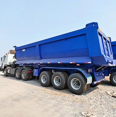 80T σύστημα πέδησης διπλής γραμμής σχήμα U χάλυβα υδραυλικό πτέρυγα πτέρυγα πίσω απορριμμάτων ημιπροωθητήρα