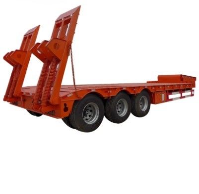 Μέγιστο ωφέλιμο φορτίο 30000 kg Lowbed Lowboy Low Bed Semi Trailer για φορτηγά και άλλο εξοπλισμό