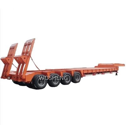 30TON/60TON/80TON/100TON ημικυριόδρομο χαμηλής κλίμακας με σχεδιασμό χοιροκέφαλου και υψηλό ωφέλιμο φορτίο