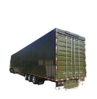 Wosheng 3 Axle Logistics Wingspan Van Semi Trailer με ελαστικά 12R22.5 και άξονες 13T/16T