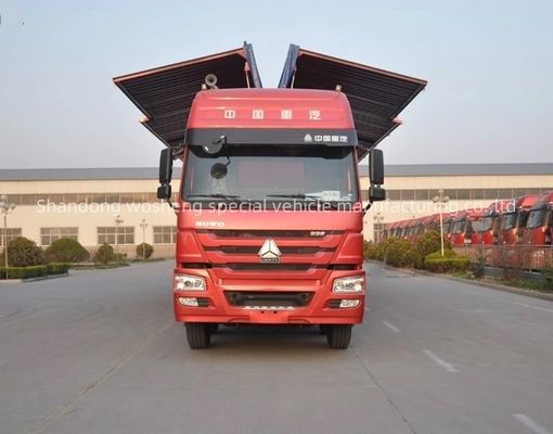 Wosheng 30/40tons Logistics Wingspan Van Semi-Trailer Διπλό σύστημα φρένων WABCO