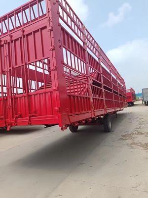 Μέγιστο ωφέλιμο φορτίο 30000 kg Διπλό κατάστρωμα Ζώα Πουλερικά Κτηνοτροφία Ημικυριόδρομο με 3/4 άξονες
