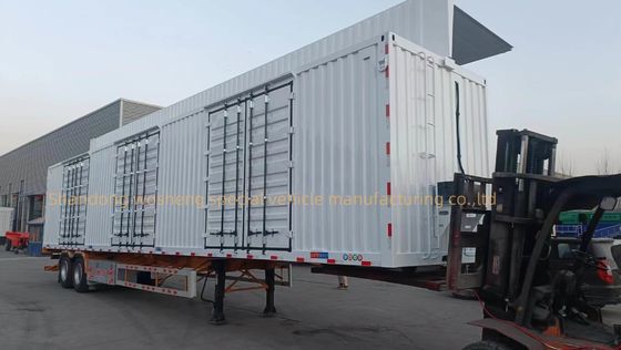 3 άξονας 30/40tons Logistics Wingspan Van Semi Trailer με ανοικτό σύστημα ανάρτησης από χάλυβα