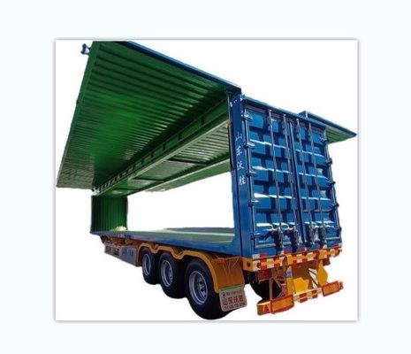Κινγκ Πιν 90 3,5 &quot; JOST/Αλλος Wosheng 3 Άξονας 30/40T Logistics Wingspan Van Semi Trailler