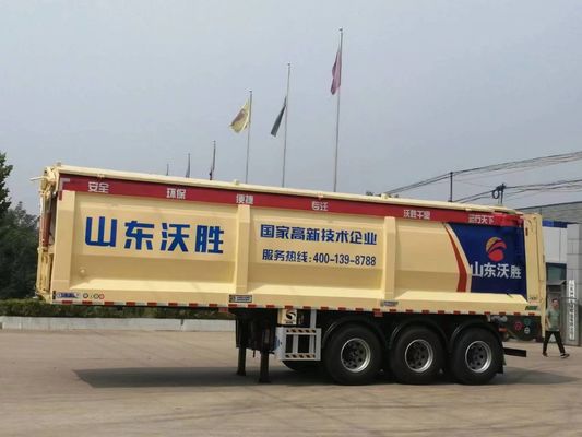 Πηγαίνετε το προϊόν Trailers Crawler Dump Truck με άξονα 13/16 τόνων και μηχανική ανάρτηση