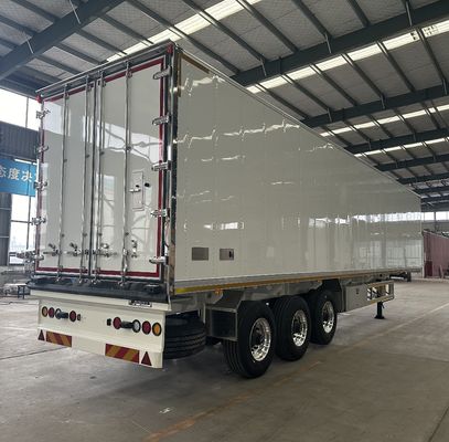 Q345B / T700 Ατσάλινο κύριο δοκάρι 3 άξονες Ψυγείο οχήματος οχήματος οχήματος οχήματος οχήματος