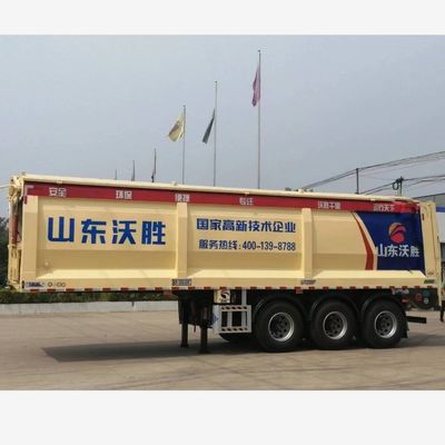 60000kgs Max Payload Crawler/Live Floor Dump Truck με αμφίδρομη μεταφορά και χαρακτηριστικά