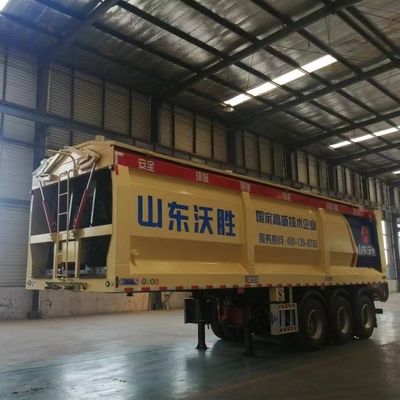 60000kgs Max Payload Crawler/Live Floor Dump Truck με αμφίδρομη μεταφορά και χαρακτηριστικά