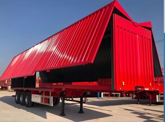 3 άξονες 40ft Semi Trailer Cargo Trailer Wing Van με 9.00-22.5 Rim και 12R22.5 ελαστικά