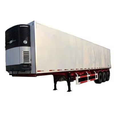 Q345B T700 Υλικό βαρύ φορτίο 45ft ψυγείο Van Semi-Relayer με Reefer μονάδα ισχύος