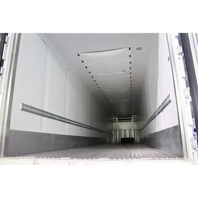 Q345B T700 Υλικό βαρύ φορτίο 45ft ψυγείο Van Semi-Relayer με Reefer μονάδα ισχύος