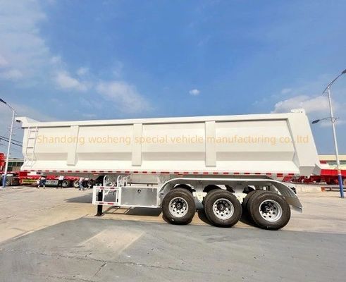 11000x2500x3700mm Προσαρμόσιμα Wosheng Semi Trailers Tipper Semi Trucks Tipping Trailers (Αναπροσαρμόσιμα)