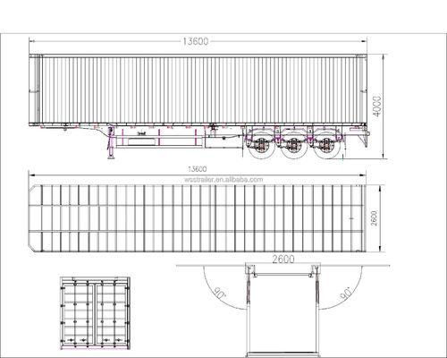 12 μονάδες 12R22.5 Ελαστικά 35 τόνων χωρητικότητας Χάλυβα Πτερύγια Ανοιξη Πτερύγια Βαν Box Semi-Relayer