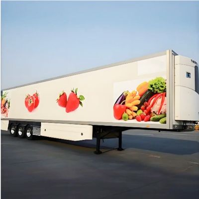 Προσαρμοσμένο 3-άξονα 45FT ψυγείο Semi Trailers για ψυγείο ψυγείο Semi Truck