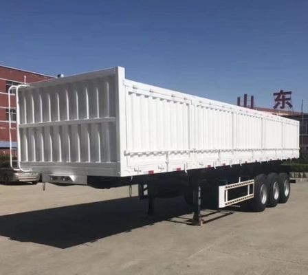 40 τόνων 60 τόνων 80 τόνων Φράχτης Dropside Side Wall Sidewall Semi Trailer Κατασκευασμένο από την Wabco