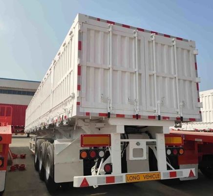 40 τόνων 60 τόνων 80 τόνων Φράχτης Dropside Side Wall Sidewall Semi Trailer Κατασκευασμένο από την Wabco