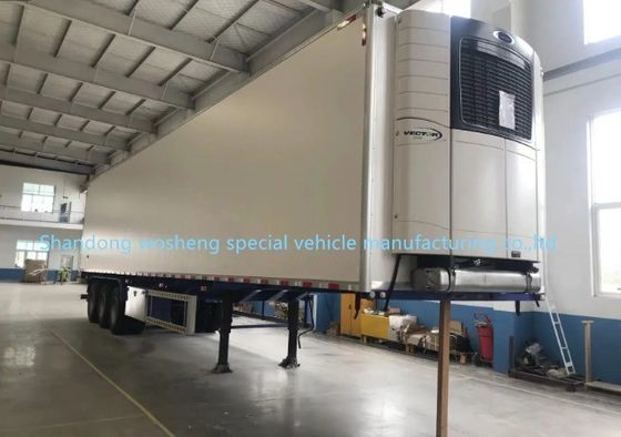Ατσάλι απόδοση 40ft 45ft 53ft Freezer Semi-Trailer Ψυγείο Truck Semi-Trailer
