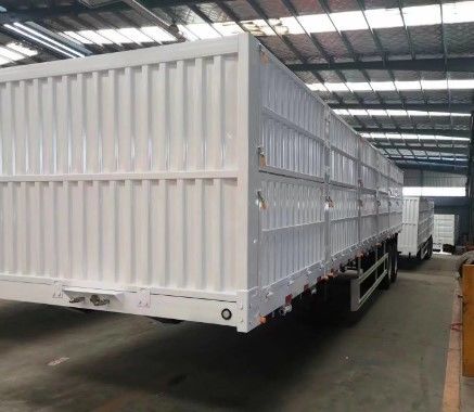 40 τόνων 60 τόνων 80 τόνων Φράχτης Dropside Side Wall Sidewall Semi Trailer Κατασκευασμένο από την Wabco