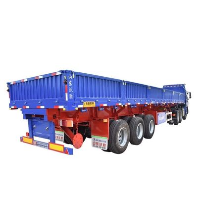 Wosheng Side Tipper Truck Trailers με πάχος 90 w mm*13/16 mm*10 layer Leaf Spring