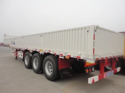 40FT Drop Side Wall Bulk Fence Stake Flatbed Container Heavy Cargo Sidewall Board Truck Semi-trailer Μεταφορέα με βαρύ φορτίο