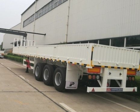 40FT Drop Side Wall Bulk Fence Stake Flatbed Container Heavy Cargo Sidewall Board Truck Semi-trailer Μεταφορέα με βαρύ φορτίο