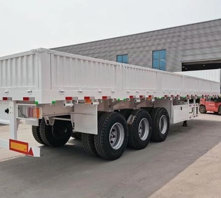 40FT Drop Side Wall Bulk Fence Stake Flatbed Container Heavy Cargo Sidewall Board Truck Semi-trailer Μεταφορέα με βαρύ φορτίο