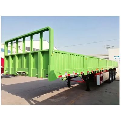 Ημιπροωθητικό 3 άξονα 40ton 60 τόνων Drop Side Wall Sidewall Προωθητικό φορτηγό