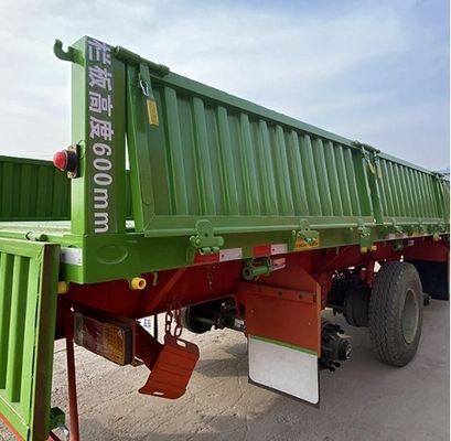 Ημιπροωθητικό 3 άξονα 40ton 60 τόνων Drop Side Wall Sidewall Προωθητικό φορτηγό