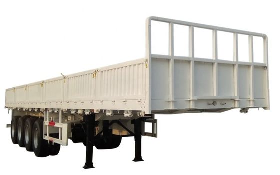 Ημιπροωθητικό 3 άξονα 40ton 60 τόνων Drop Side Wall Sidewall Προωθητικό φορτηγό