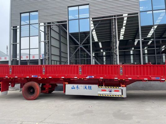 80 τόνων ανοιχτό τοίχωμα πλευρικού φορτίου ημιφορτηγό ρυμουλκούμενο με 2" 50mm ή3.5" 90mm JOST king pin
