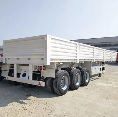 80 τόνων ανοιχτό τοίχωμα πλευρικού φορτίου ημιφορτηγό ρυμουλκούμενο με 2" 50mm ή3.5" 90mm JOST king pin