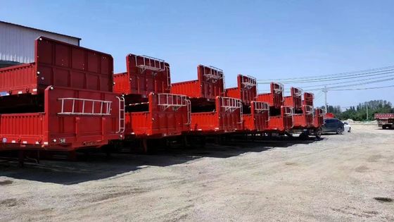40-100 τόνους Μέγιστο ωφέλιμο φορτίο 12.00R22.5/11.00R20 Τεχνη πλευρική απορριπτική φορτηγίδα