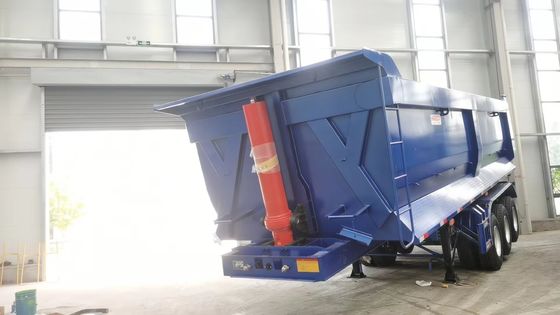 40-80T οπίσθιο ημισυρτηγάκι με σύστημα πέδησης διπλής γραμμής και υψηλή χωρητικότητα ωφέλιμου φορτίου