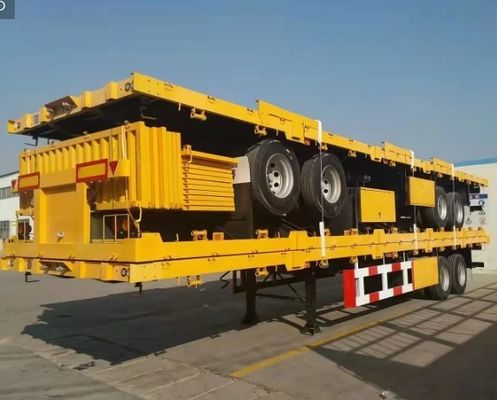 Τροχαίο ρυμουλκούμενο 3 άξονες 40-100 τόνων Χάλυβα πλάι τοίχος ημι-ρυμουλκούμενο με και προσιτό