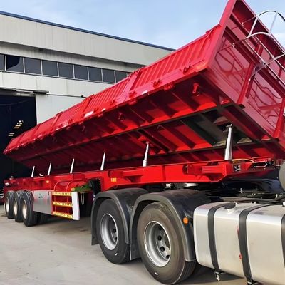 40ft Side Dump Semi-Trailer Η καλύτερη επιλογή για την παραγγελία του πελάτη μεταφορά φορτίου