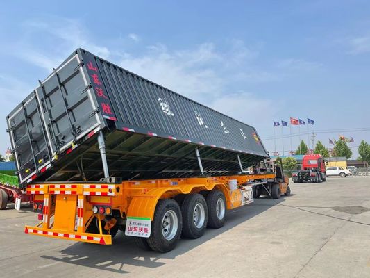 40ft Side Dump Semi-Trailer Η καλύτερη επιλογή για την παραγγελία του πελάτη μεταφορά φορτίου