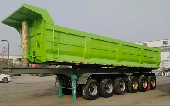 45Cbm 60Ton ρυμουλκούμενα ρυμουλκούμενα ρυμουλκούμενα πίσω ρυμουλκούμενα ρυμουλκούμενα για τη μεταφορά αμμουλκούχων