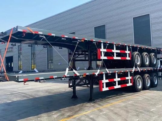 Ειδικεύεται σε Flatdeck Flatboy Flatbed Semi Trailer για φορτηγά Τρίγωνο Ελαστικά