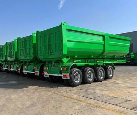 45Cbm 60Ton ρυμουλκούμενα ρυμουλκούμενα ρυμουλκούμενα πίσω ρυμουλκούμενα ρυμουλκούμενα για τη μεταφορά αμμουλκούχων
