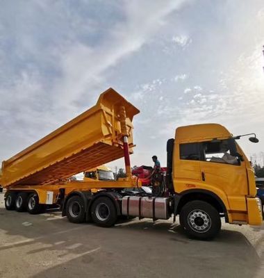 Q345B / T700 Χαλυβουργικό ημιαπατητήρα υδραυλικής μεταφοράς με κύρια δέσμη για την μεταφορά αμμώδους πέτρας