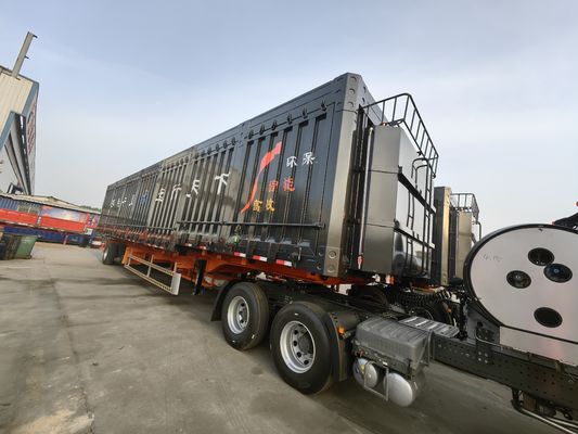 90 mm*13/16 mm*10 στρώμα φύλλου ελατήριο τριάξονα υδραυλικό ανελκυστήρα πλευρικού γύρισμα ημιπροκατασκευή