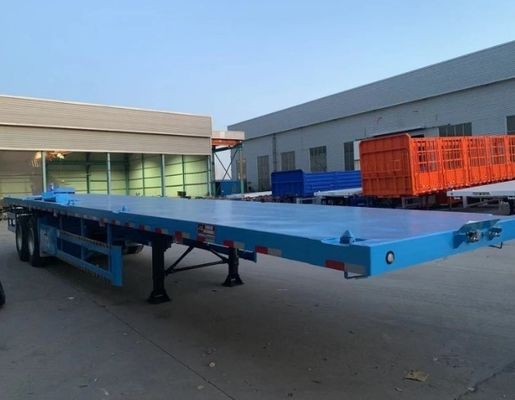Πολυλειτουργικό 20 ft 40 ft φορτίο ημιτροχόσπιτο πλατύκλιτο δοχείο με υλικό από χάλυβα
