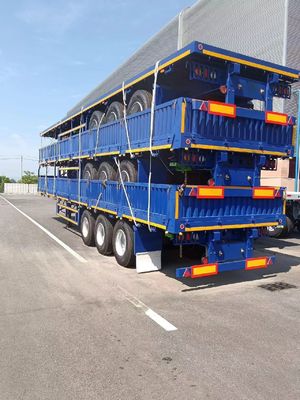 12.00R22.5 Τριάξονας Φράχτης Ημιφορτηγό Μεταφοράς Χονδρικού Φορτίου ρυμουλκούμενο Παρ.