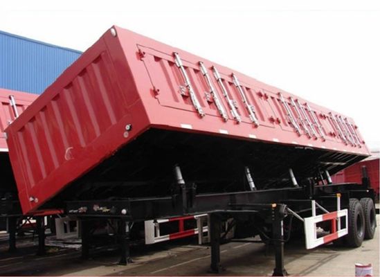 Κατευθείαν 3 άξονες Box Semi Trailers με Side Open Trailers King pin 2&quot; 50mm or3.5&quot; 90mm