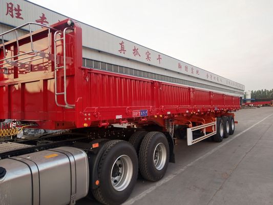 Κατευθείαν 3 άξονες Box Semi Trailers με Side Open Trailers King pin 2&quot; 50mm or3.5&quot; 90mm