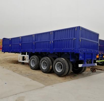 Προσαρμόσιμο 50T 3 άξονα πλευρικό τοίχωμα ημιπροωθητήρα με 600mm και 800mm πλάτος πλάκας πλευρικής