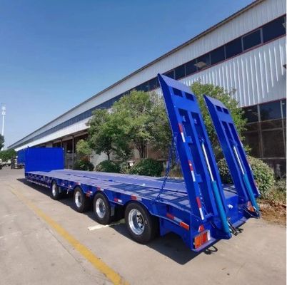 Μέγιστο ωφέλιμο φορτίο 30000 kg N άξονες χαμηλού κρεβατιού ημιρυμουλκούμενο σύμφωνα με τις απαιτήσεις του πελάτη
